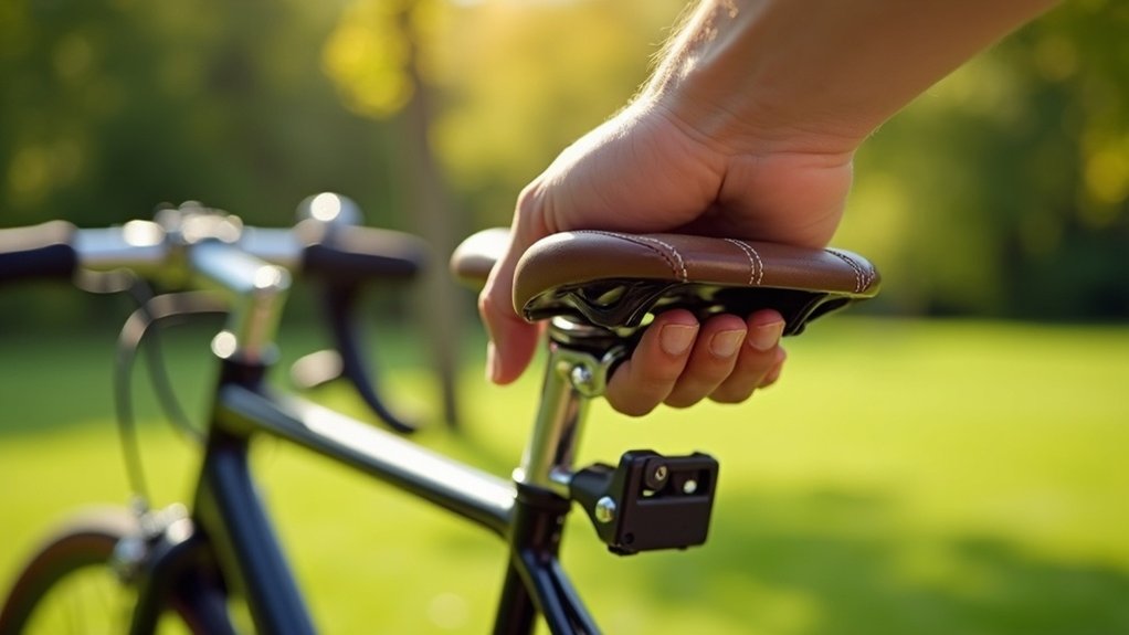 adjusting saddle height properly