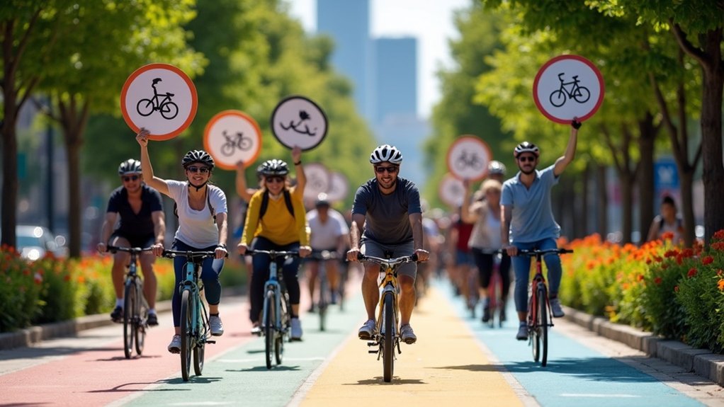 advocating for improved cycling infrastructure