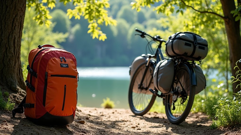 backpack or panniers choice