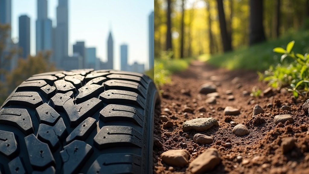 city versus trail tire selection