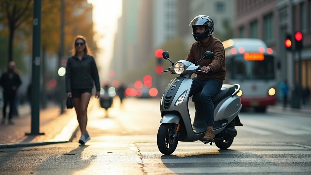 crosswalk safety on scooters