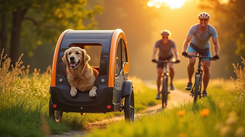 dog trailer riding allowed