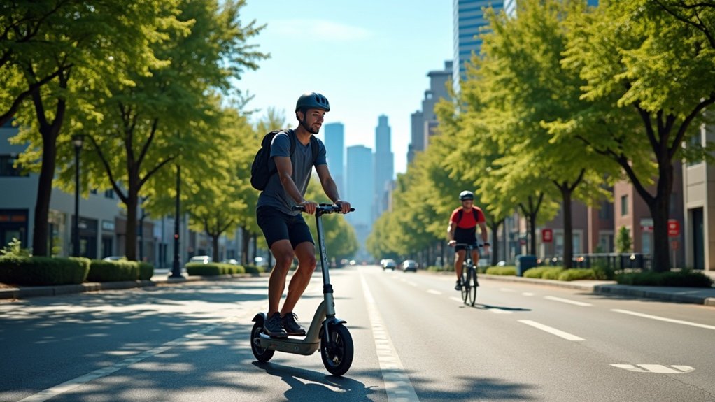 e scooters allowed in bike lanes
