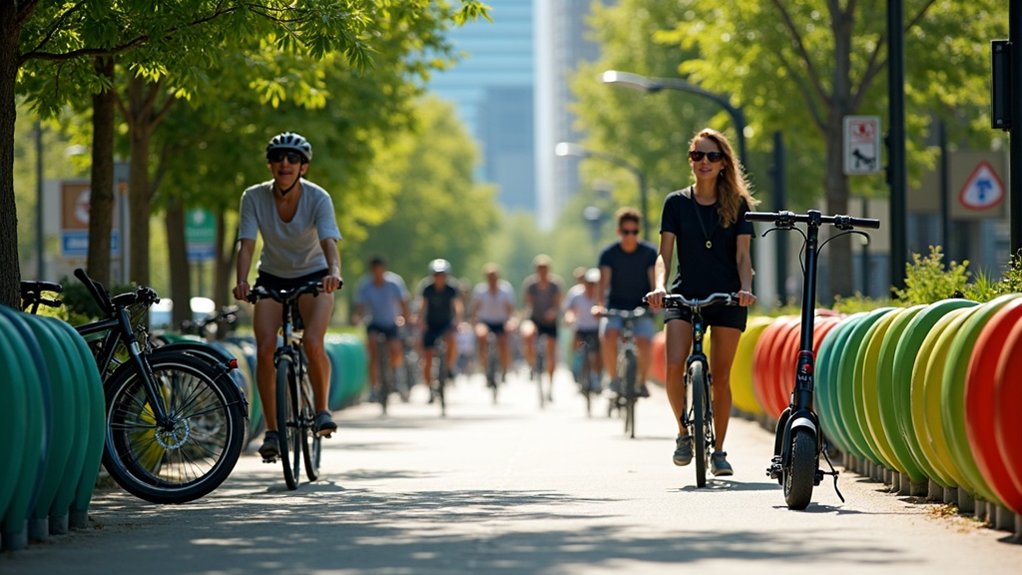 e scooters on shared paths