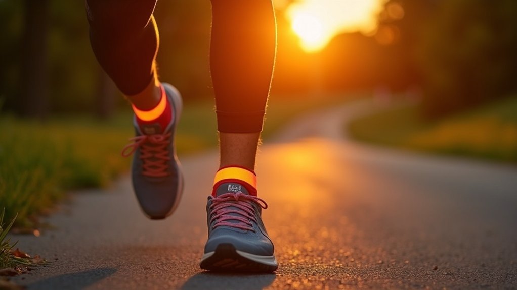 effective reflective ankle band usage