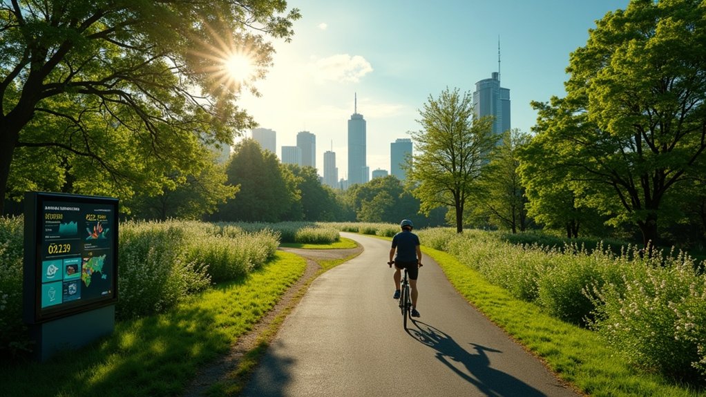 estimating emissions from cycling