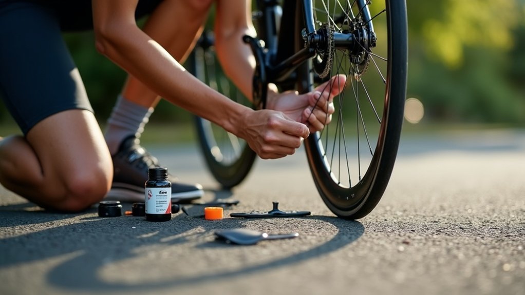 fixing tubeless puncture commute