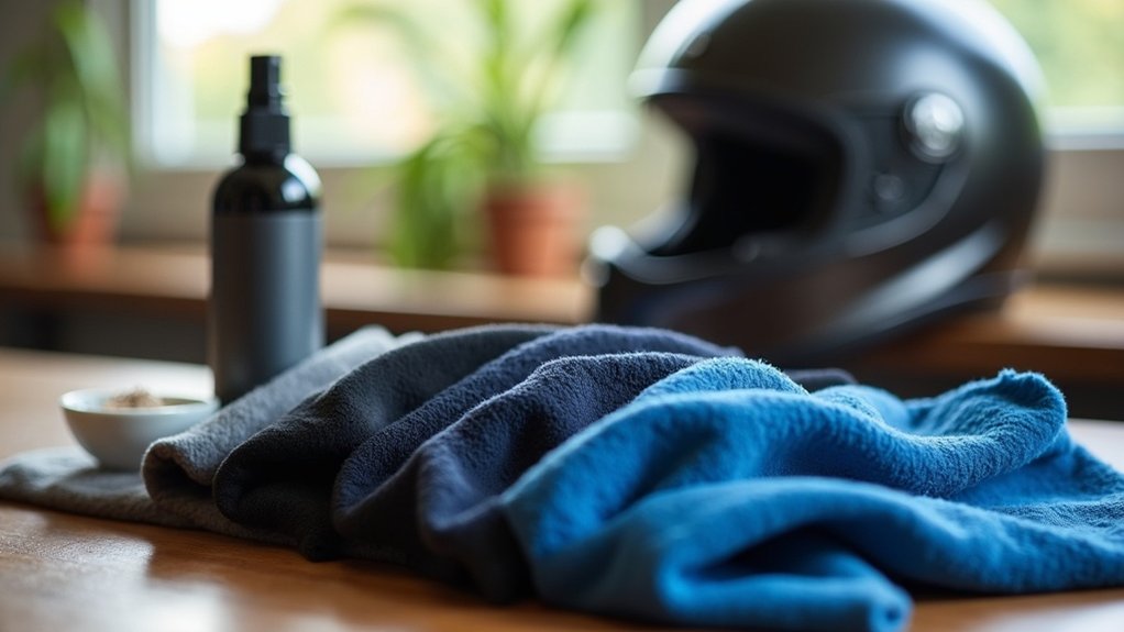 freshen helmet liners regularly