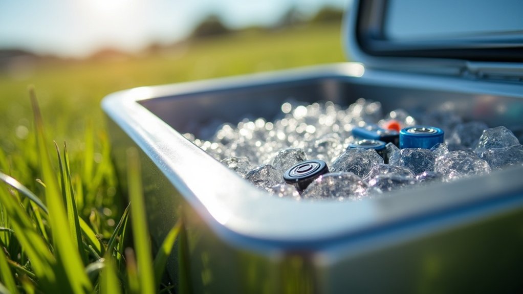 keep batteries cool summer