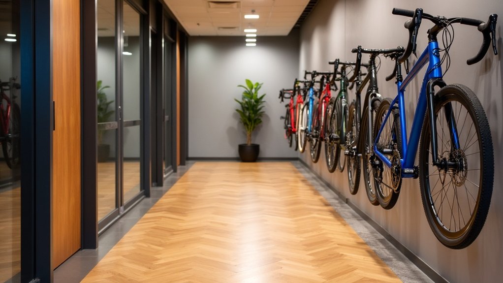 minimize indoor bike scuffs