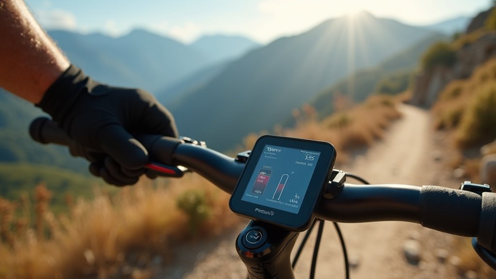monitor battery temperature during climbs