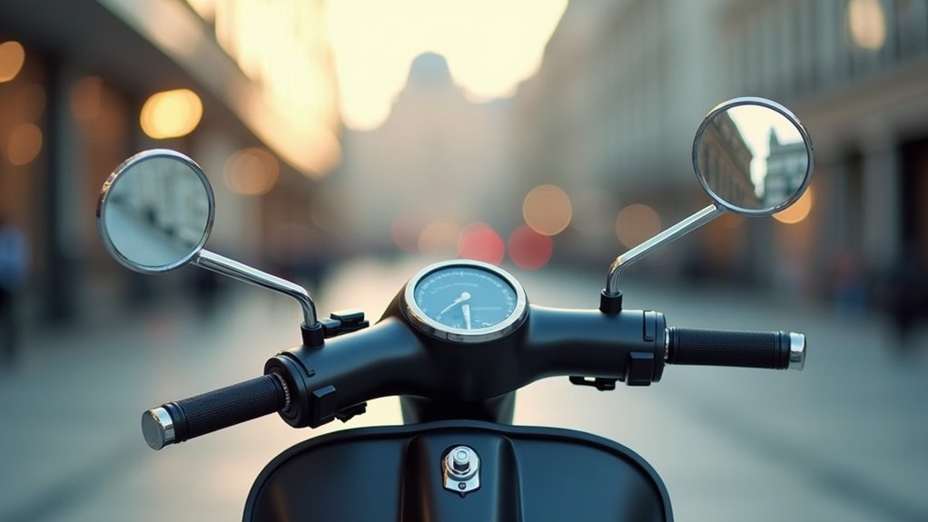 mounting mirrors on handlebars