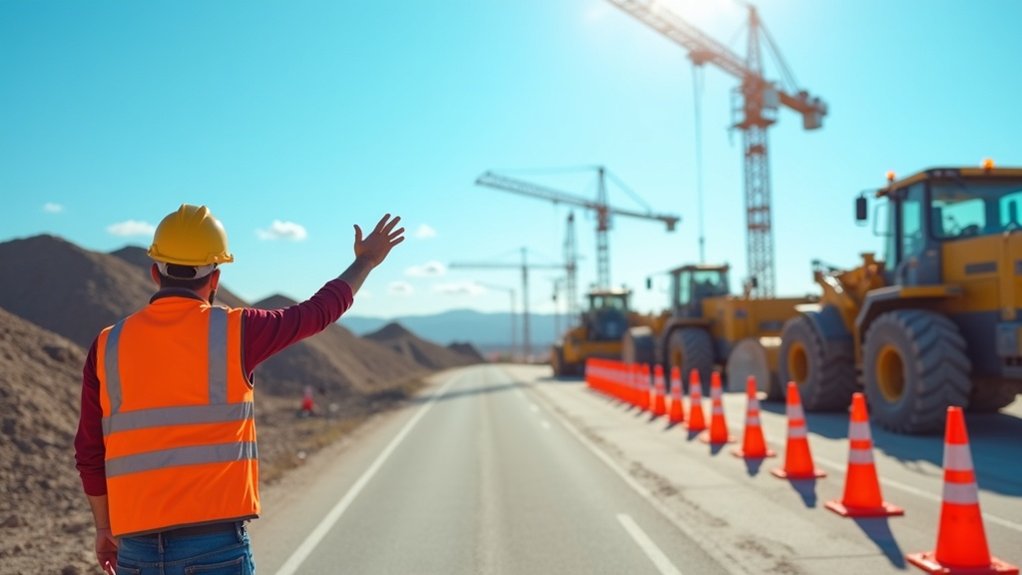 navigate safely through construction