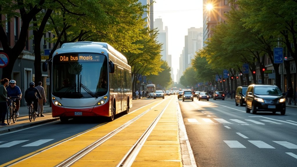 navigating allowed bus lanes