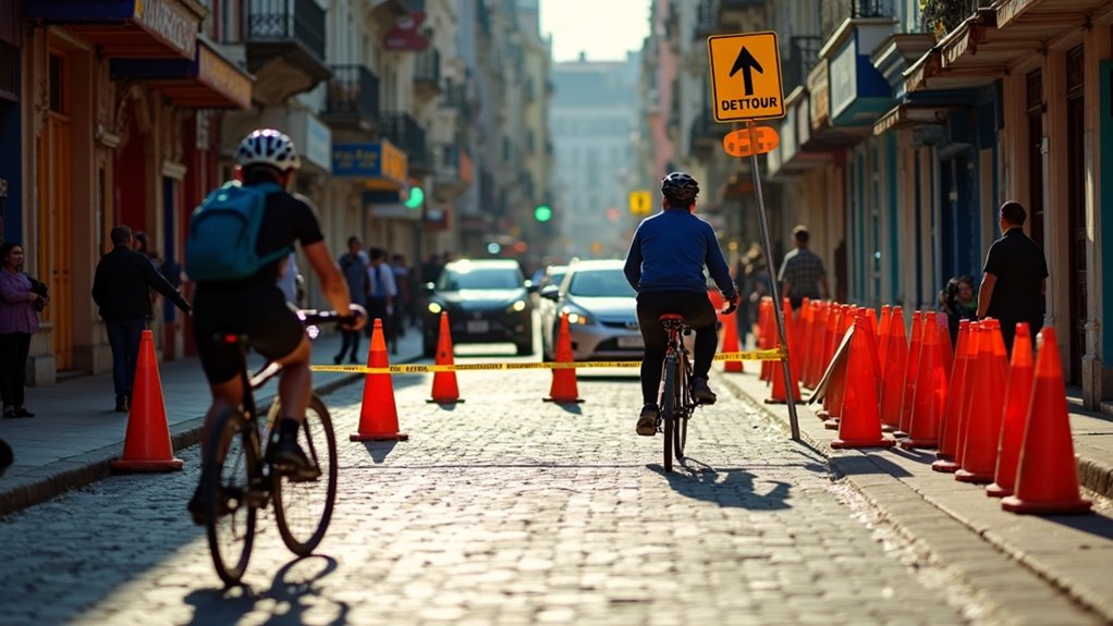 navigating alternative routes efficiently
