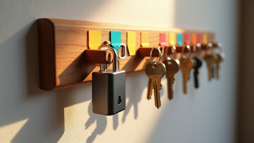 organizing keys for locks