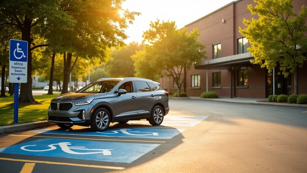 parking without blocking access