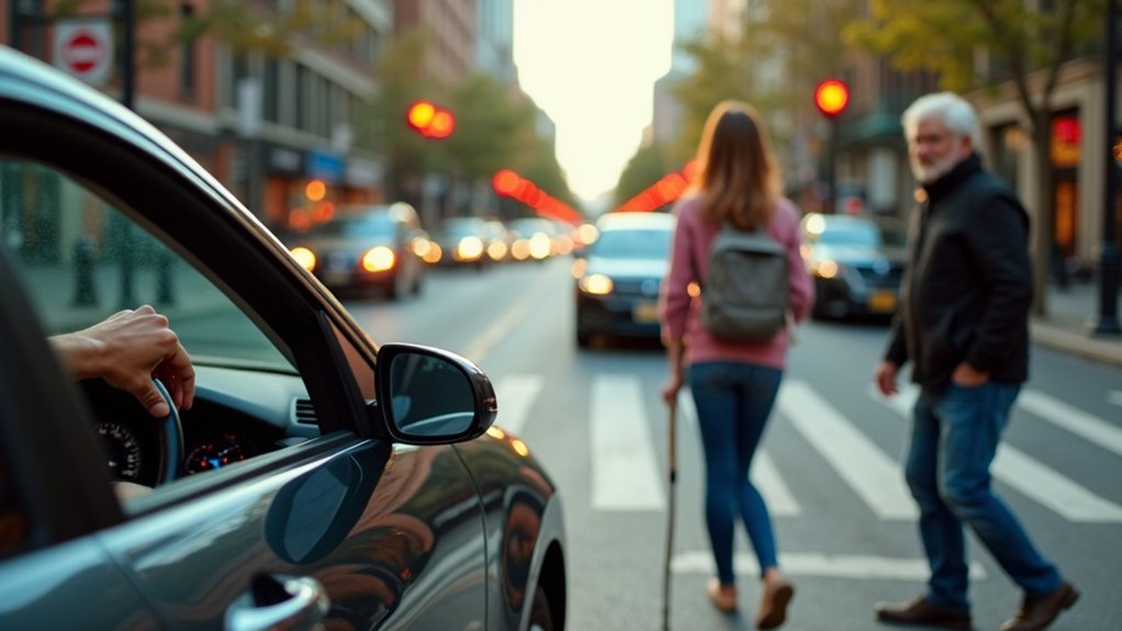 pedestrian crosswalk communication methods