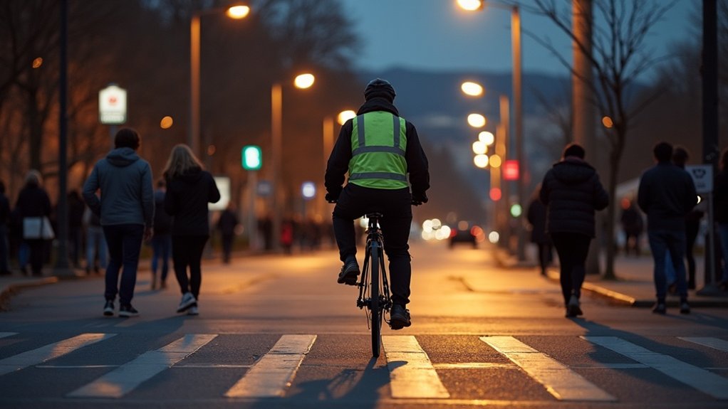 prevent startling pedestrians safely