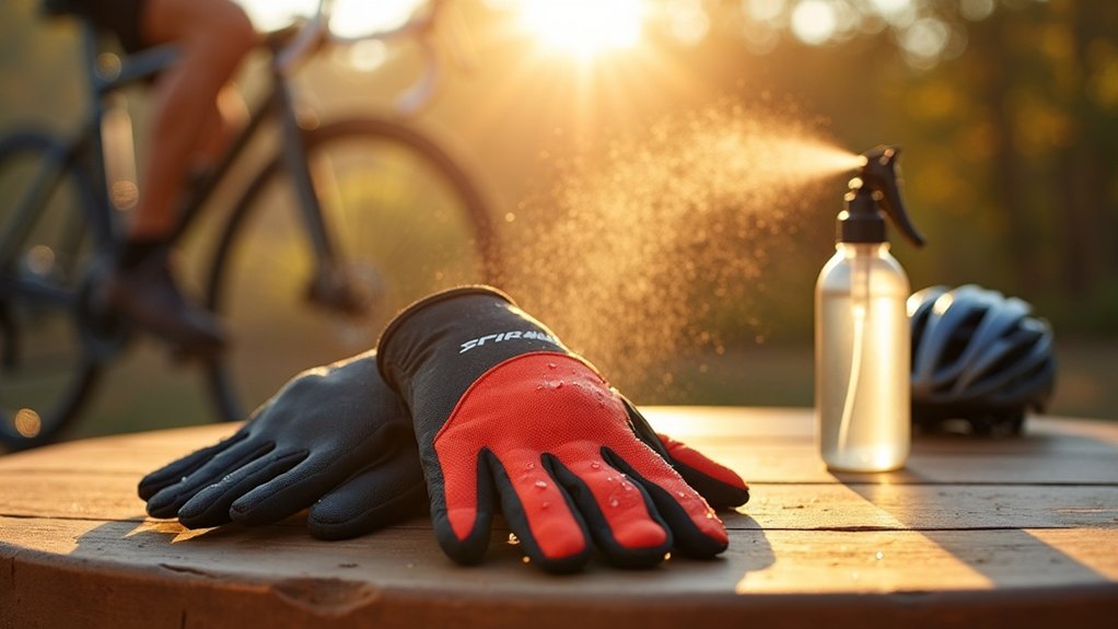 refresh gloves between rides