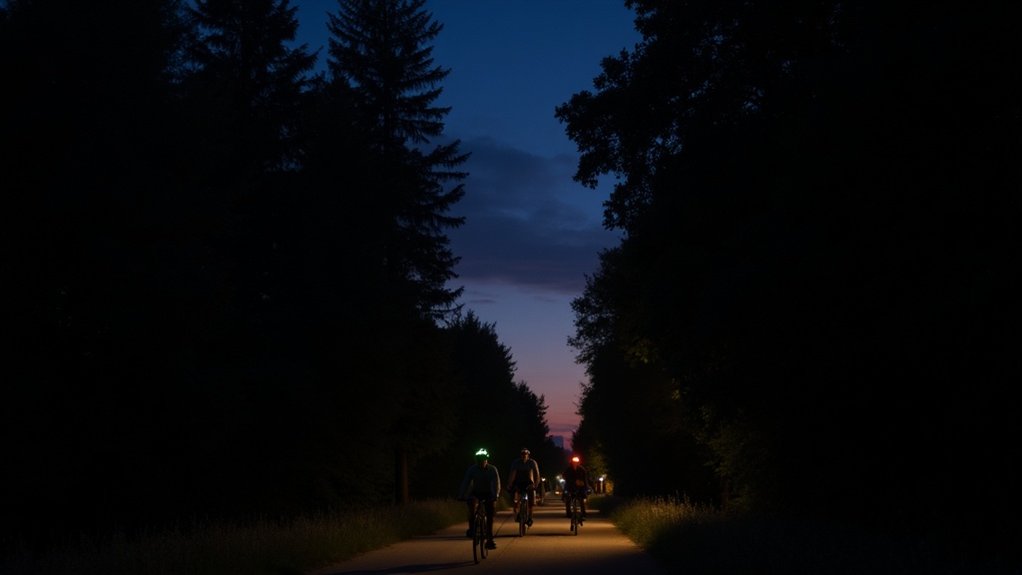 riding after dusk legality