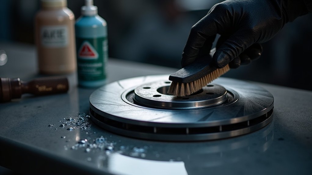 safe disc brake cleaning