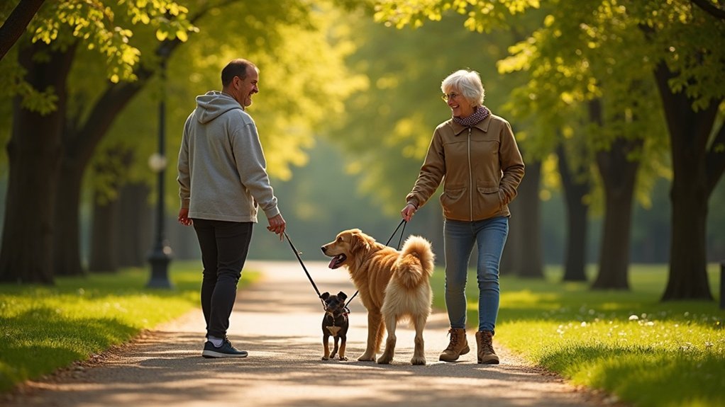 safe leash passing techniques