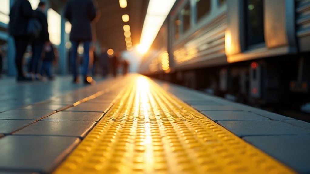 safe train platform navigation