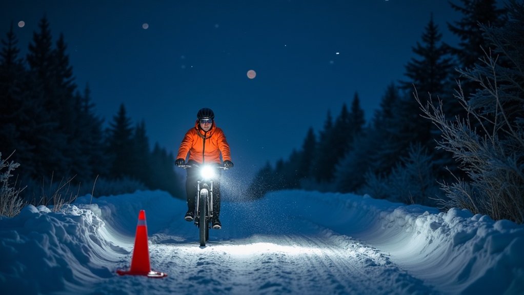 safe winter night riding