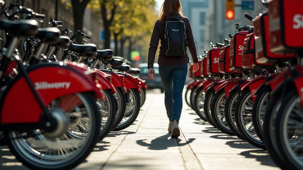 safely maneuver around delivery bikes