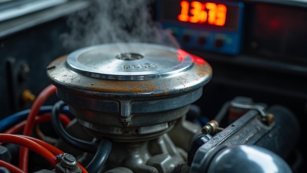 signs of motor overheating