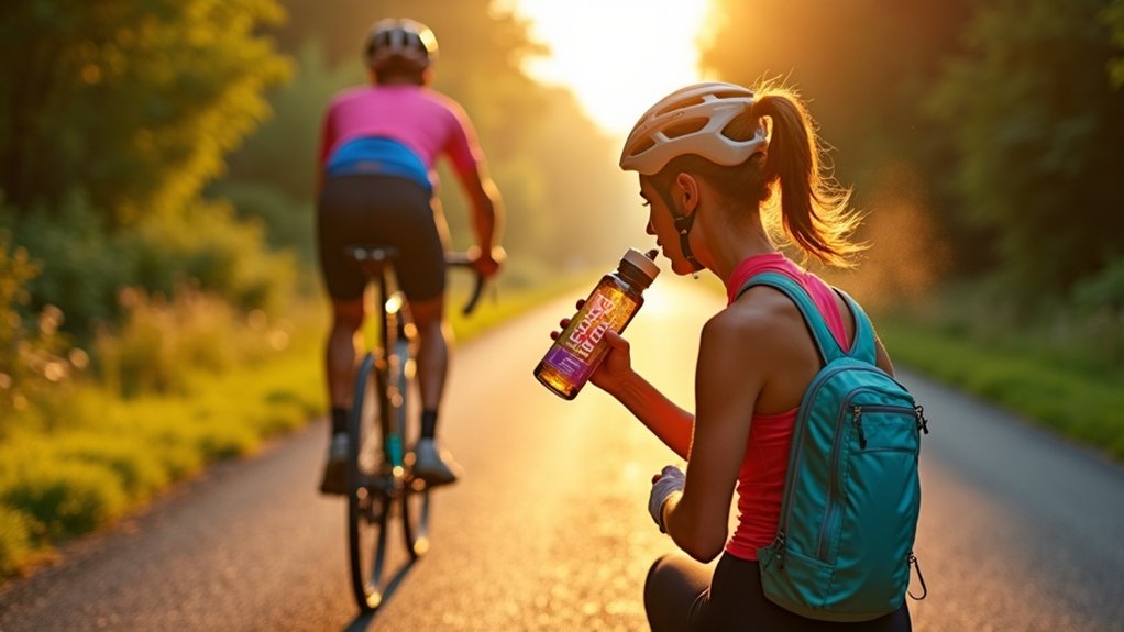 stay hydrated during rides