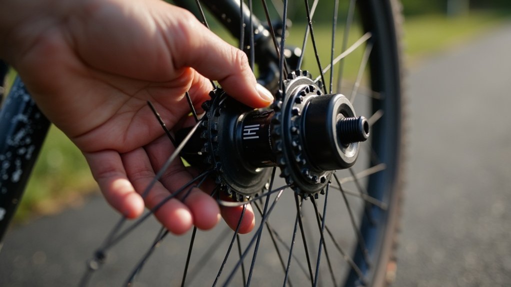 test e bike freehub engagement