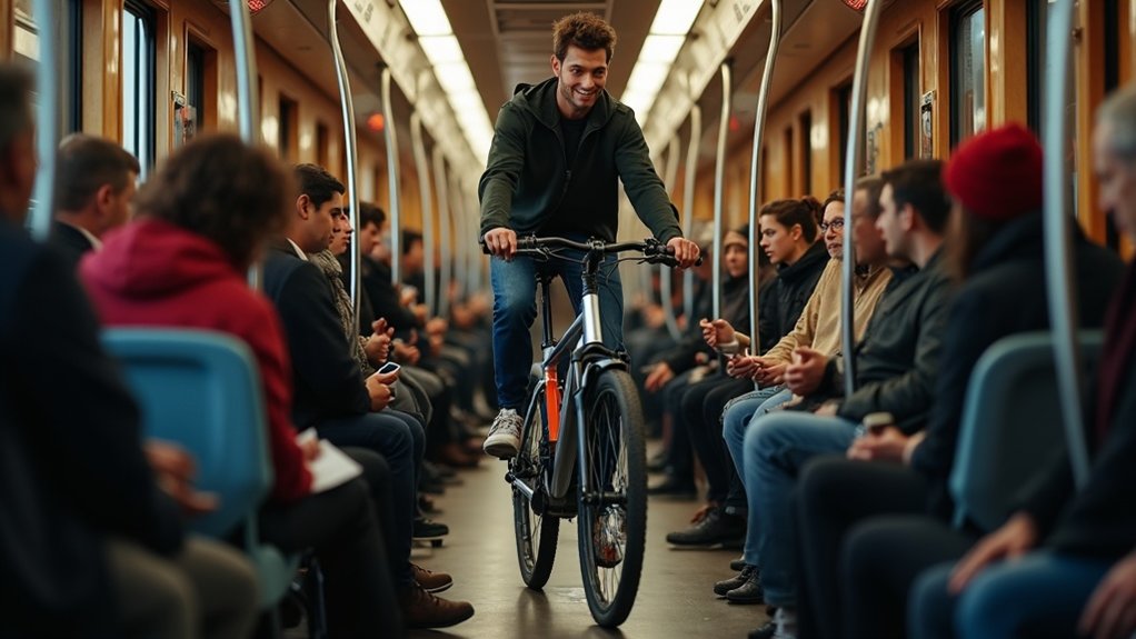 transporting e bikes on transit