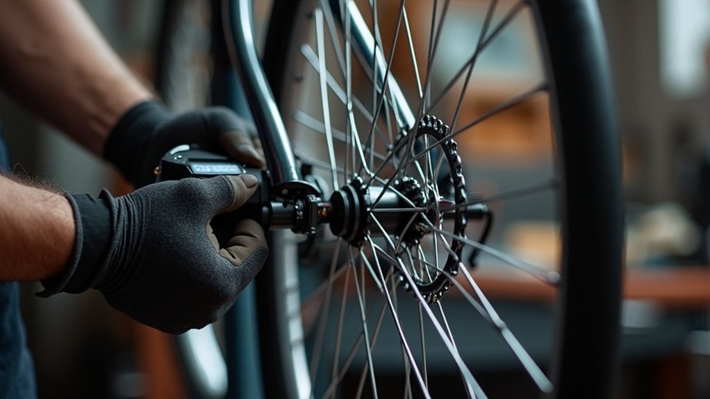truing a wheel process