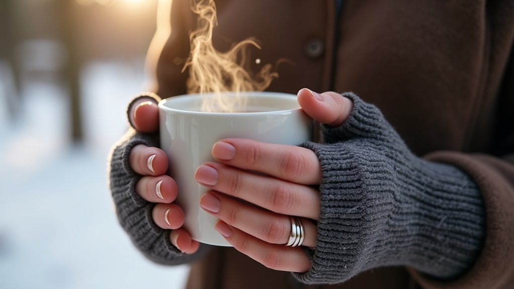 warm fingers without gloves