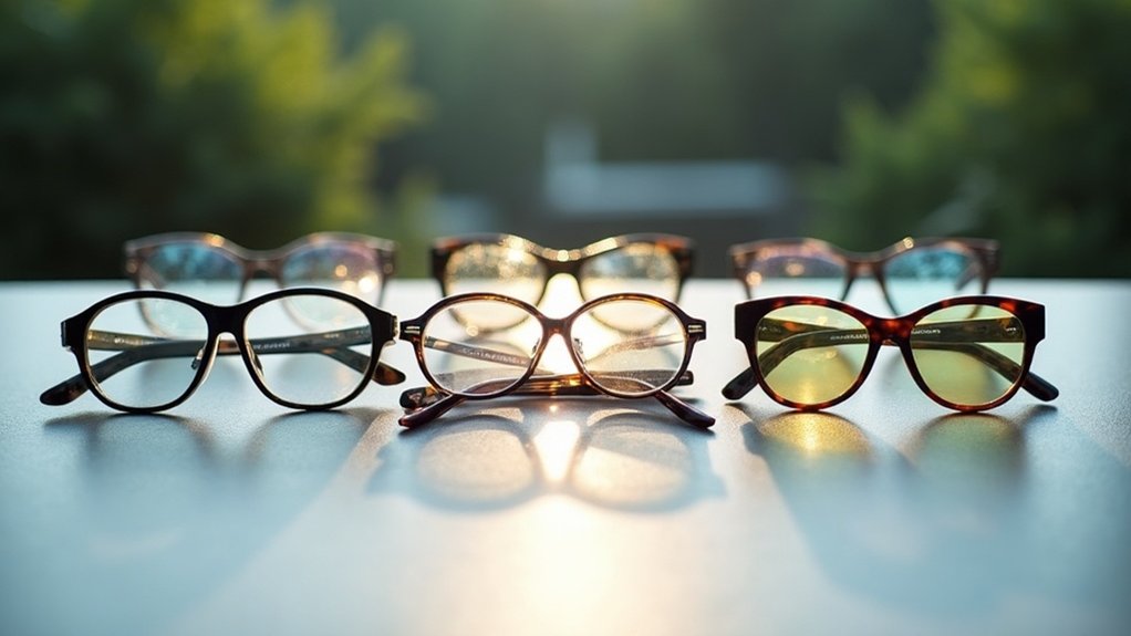 crystal clear anti glare eyewear